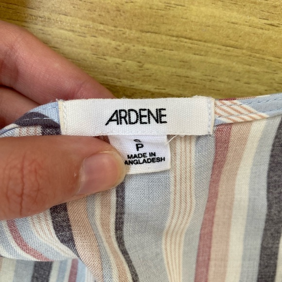 Striped Summer Wrap Dress - Picture 3 of 4